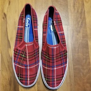 keds double decker plaid